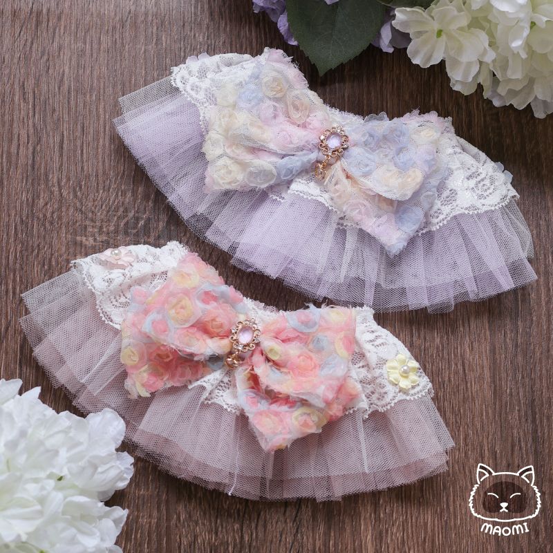 ❀毛咪 ᴍᴀᴏᴍɪ｜繁花序曲蕾絲領巾❀