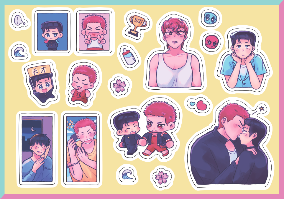 洋花幸福貼貼-A6星鑽膜