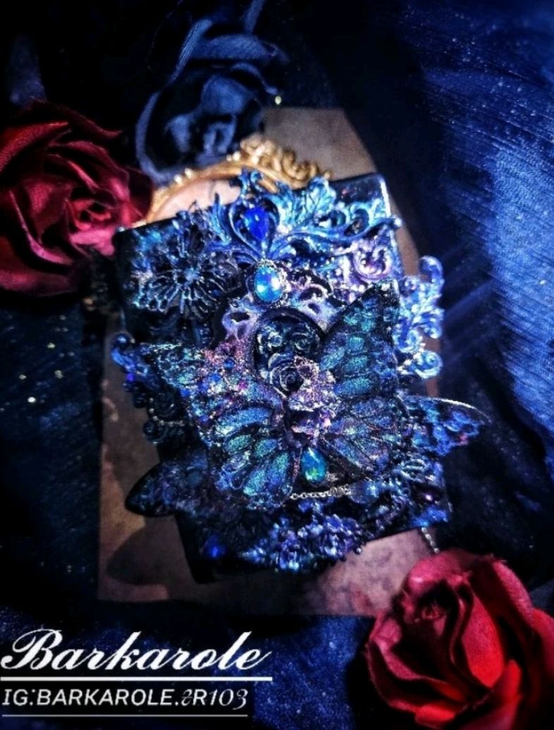 〔Barkarole🥀〕預購 [幽鏡系列-幻夜幽序] 手工滴膠首飾收納盒 ｜收藏、送禮