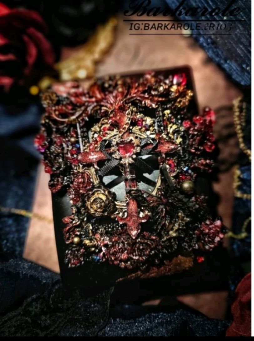 〔Barkarole🥀〕預購 血暗瑰靈🥀  手工原創珠寶盒｜收納盒｜首飾盒｜收藏、送禮