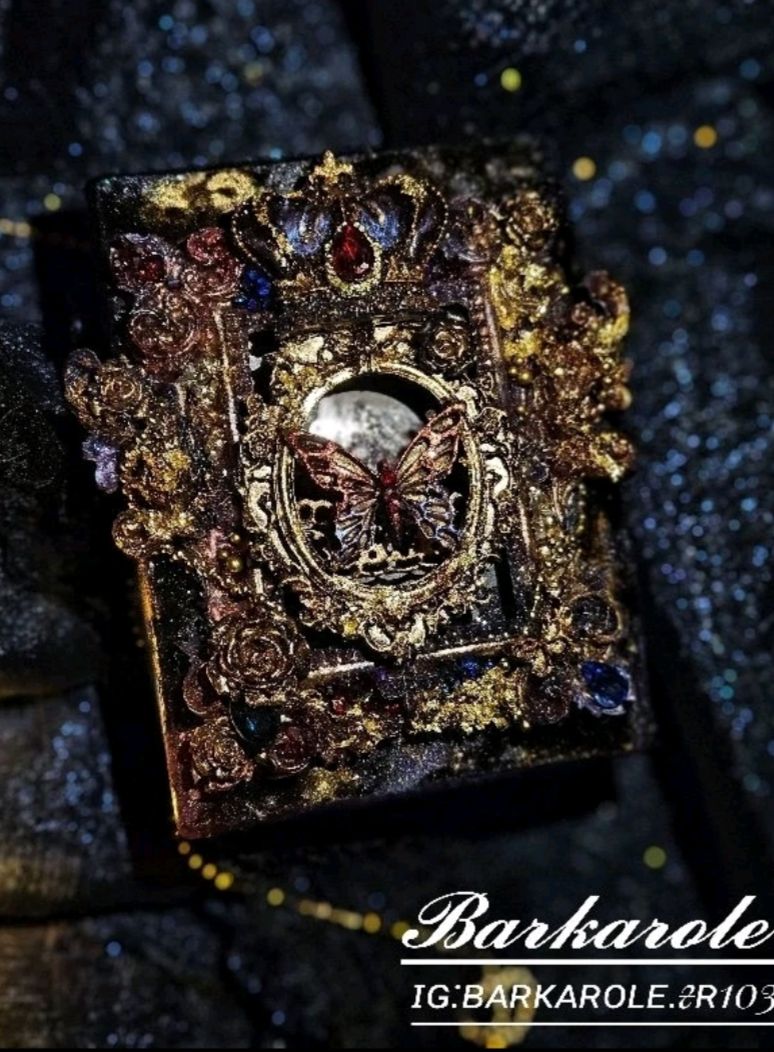 〔Barkarole🥀〕預購 皇蝶秘耀 手工滴膠首飾盒｜收納盒｜收藏、送禮