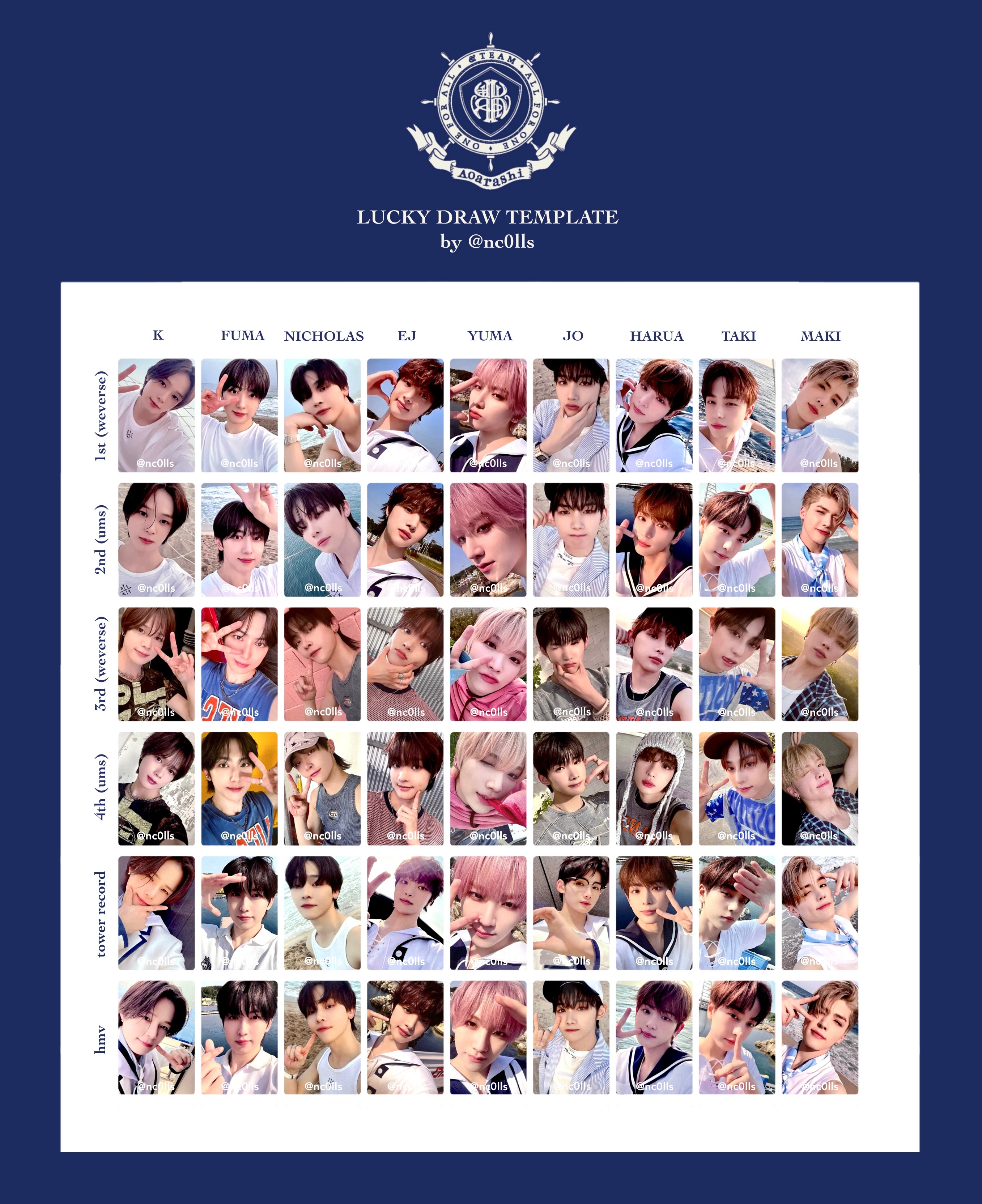 五月雨、青嵐、雪明（點選項可以看圖）