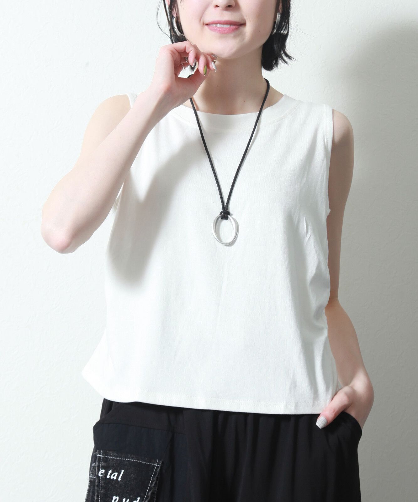 日本帶回現貨 日本協同組合關西fashion連合 Tank top簡約風背心上衣