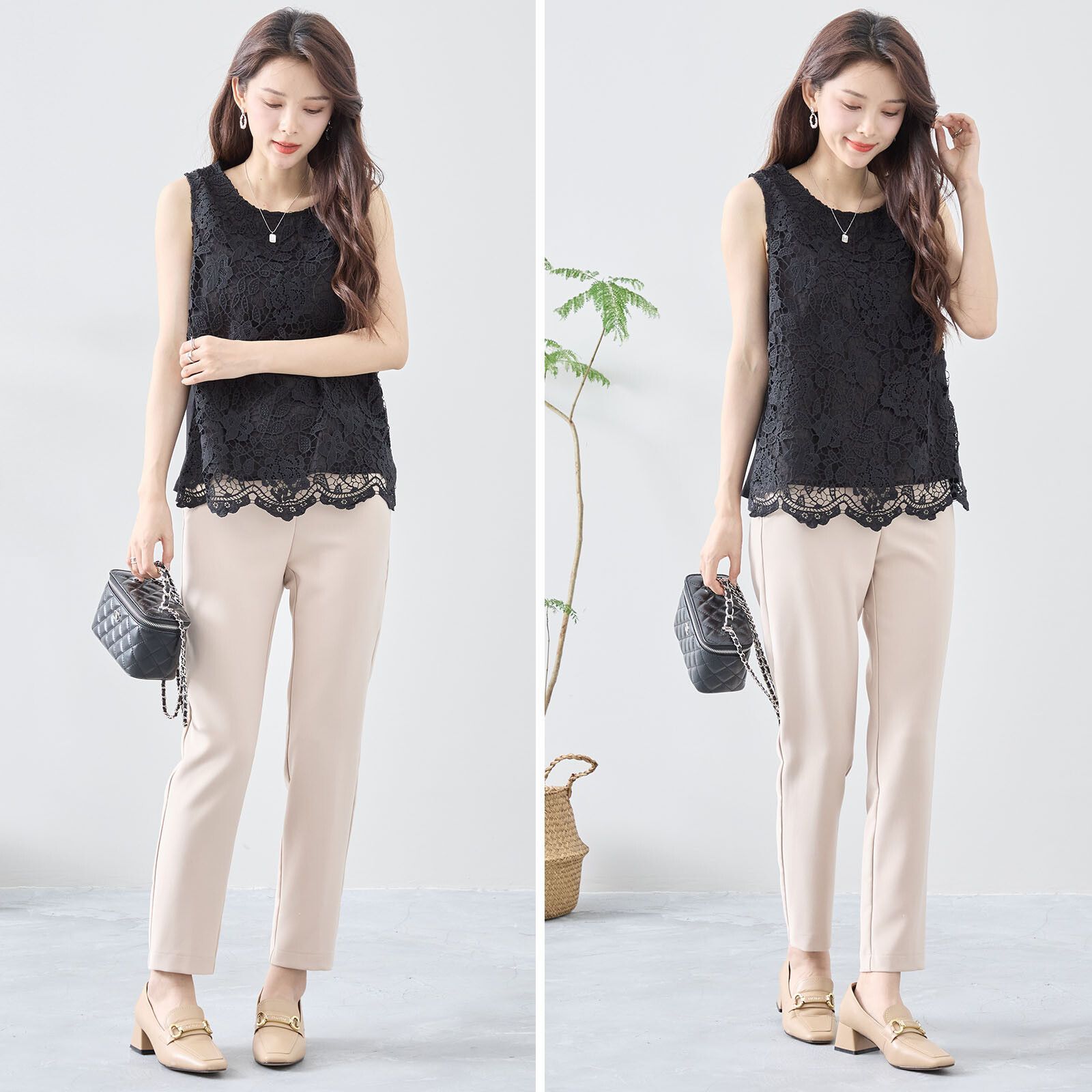 日本帶回現貨 日本TRUBE女裝 氣質蕾絲造型背心上衣