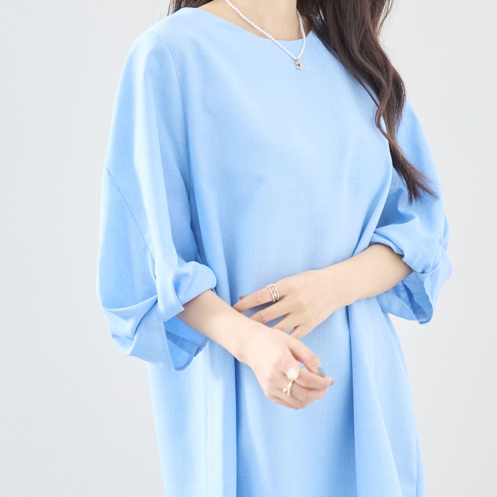 日本帶回現貨 日本TRUBE女裝 造型半短袖長上衣