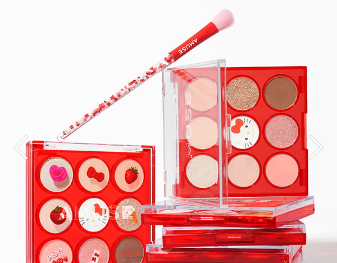 Kitty眼影盤贈刷具