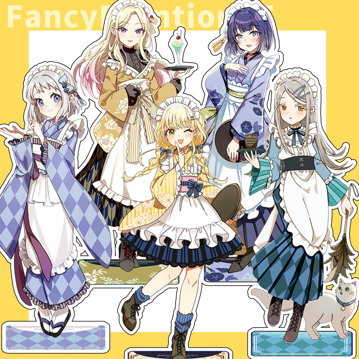 [貓小渣Rumie]FF45預購- 学マス女僕大立牌 藤田琴音/十王星南/秦谷美鈴/篠澤廣/葛城莉莉亞 （九月下旬出