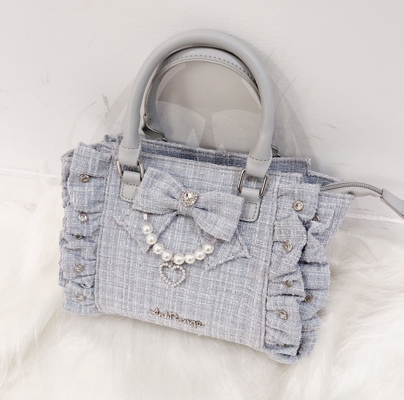 Ankrouge（日牌）地雷係水色手提包（絕版品）