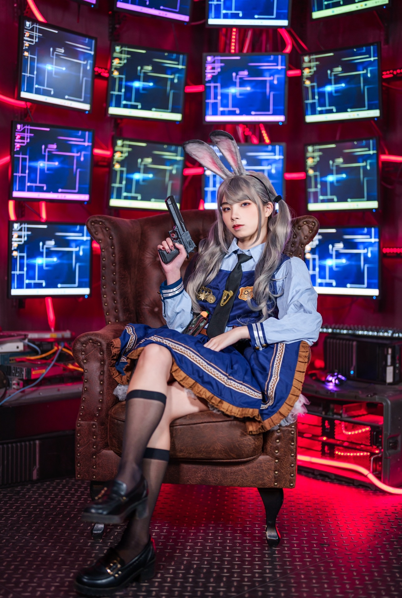 動物方程式-茱蒂警官 裙裝版本（大全套含耳朵）