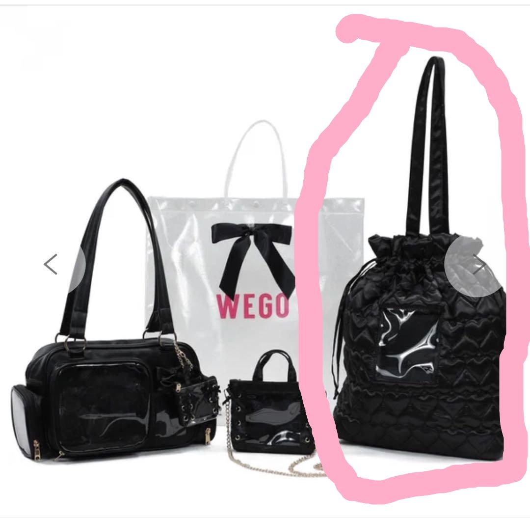 全新 #痛包 #WEGO 黑色枕頭包