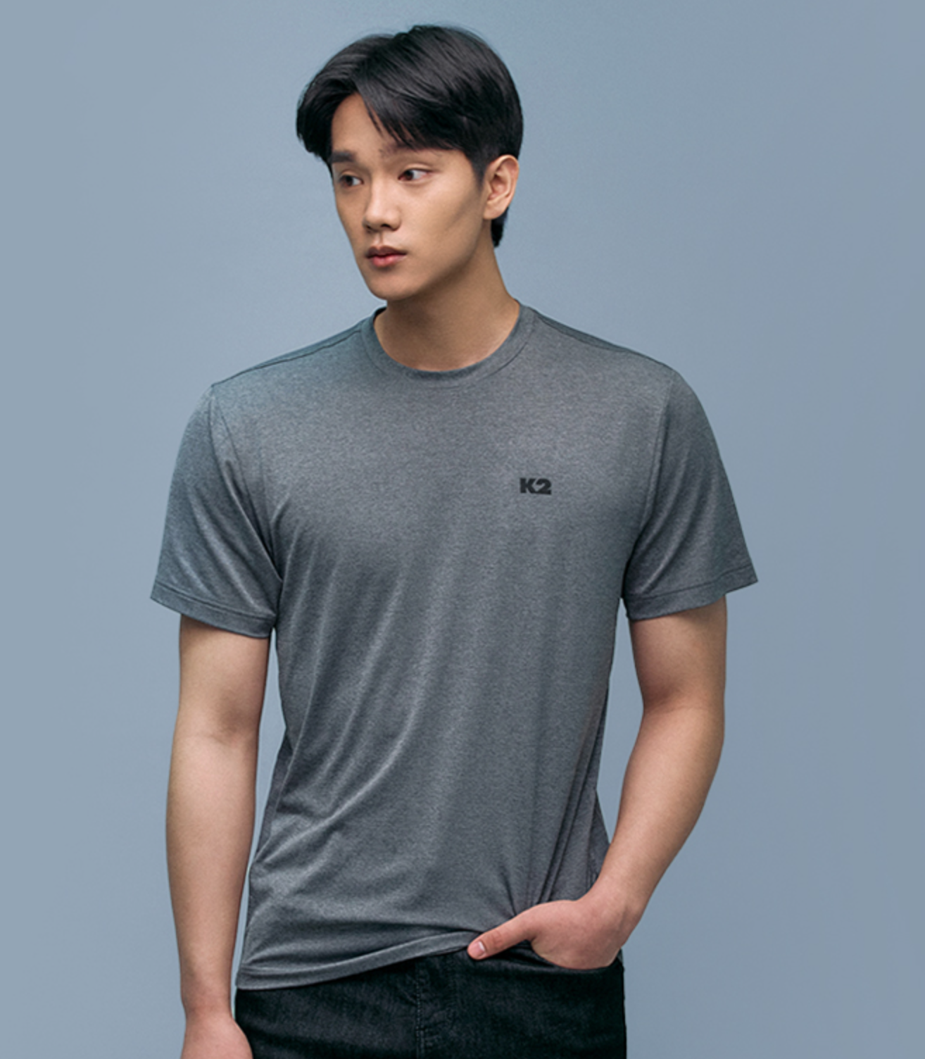 韓國戶外服飾品牌 K2 排汗運動短tee