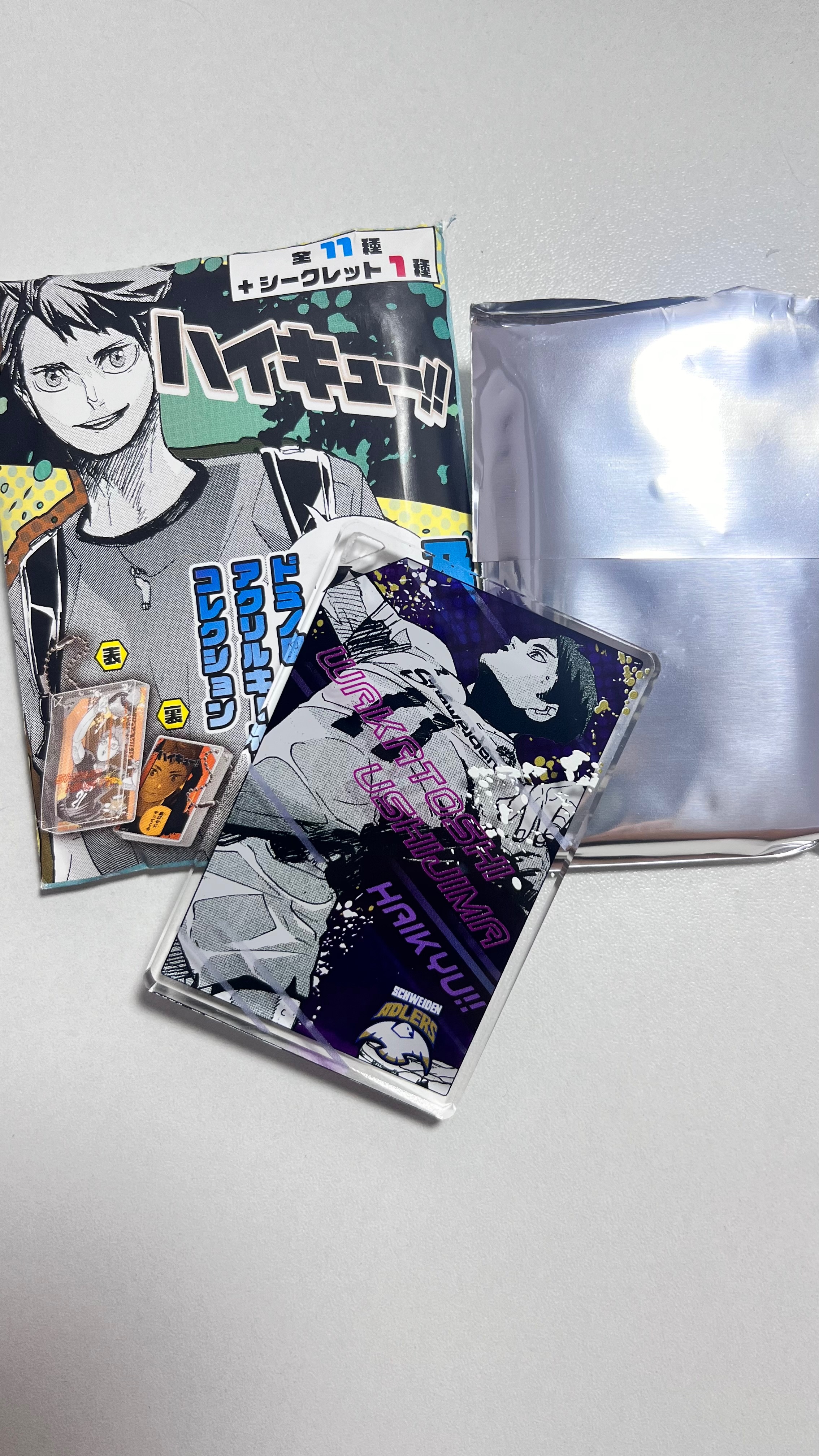 排球少年！！牛島若利 壓克力 骨牌 吊飾 盲抽確定款