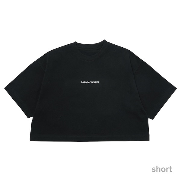 日本場BABYMONSTER字樣 短版T恤