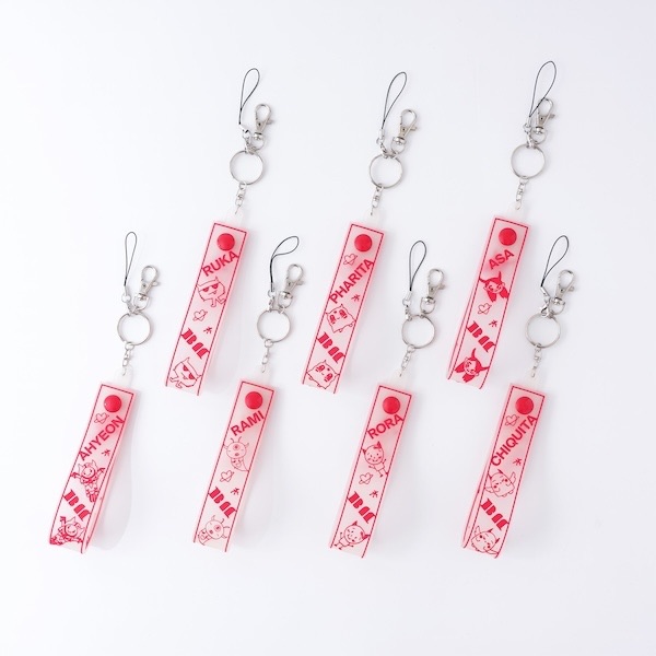 日本場寶怪成員吊飾