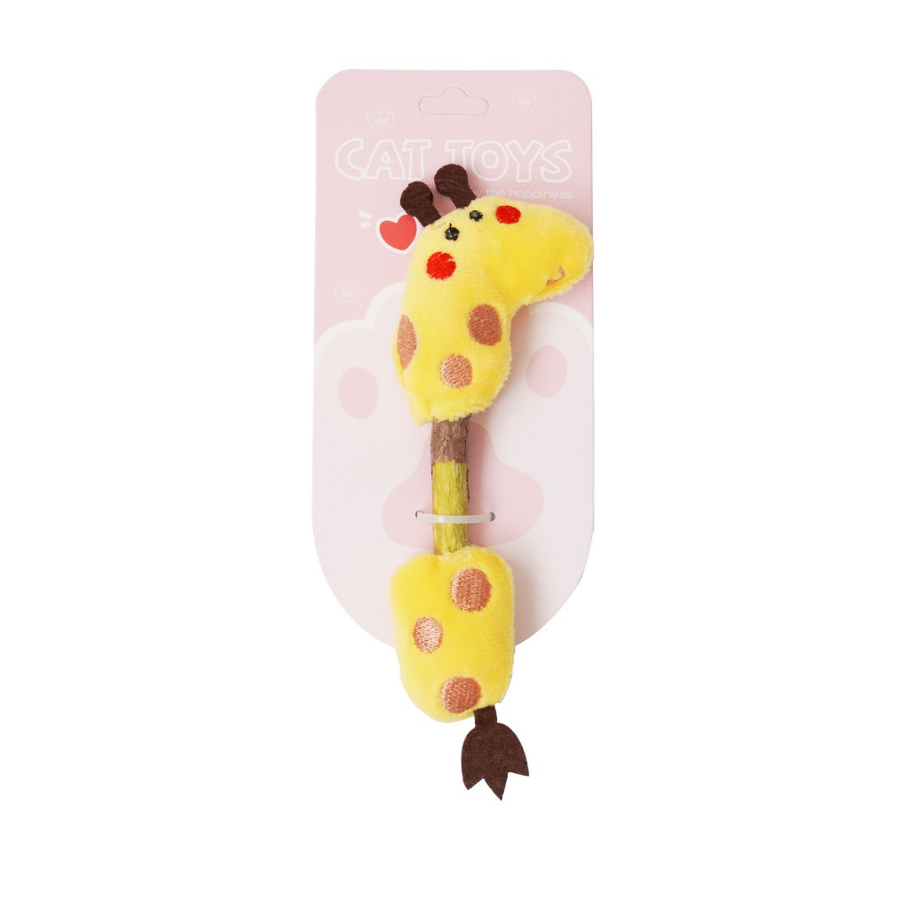 可愛動物木天蓼磨牙棒🦒
