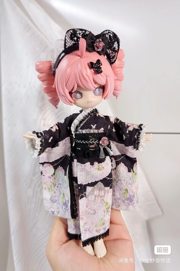 繁花千留 娃衣材料包 黑色