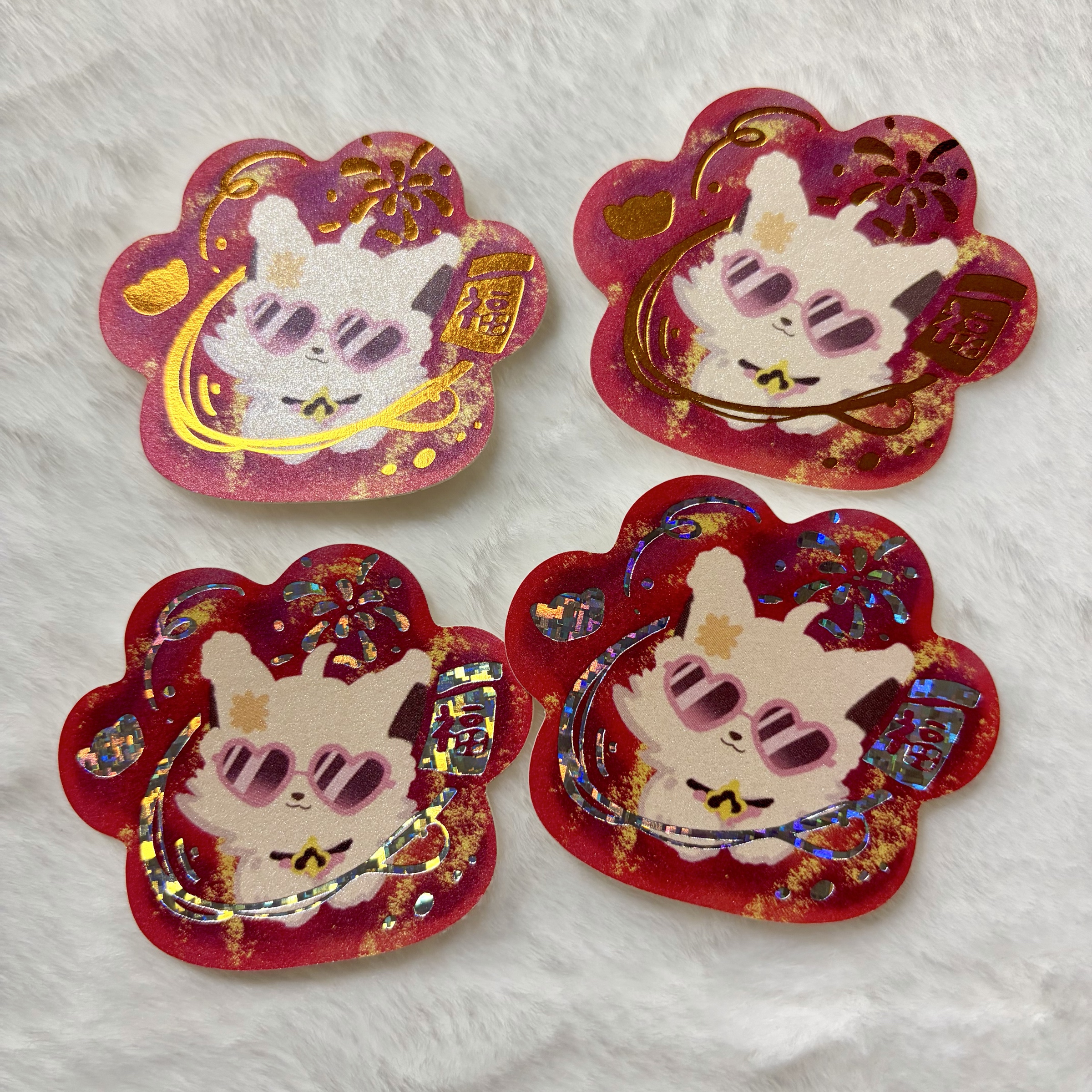 【4月新品】好運狐氣來 貼紙
