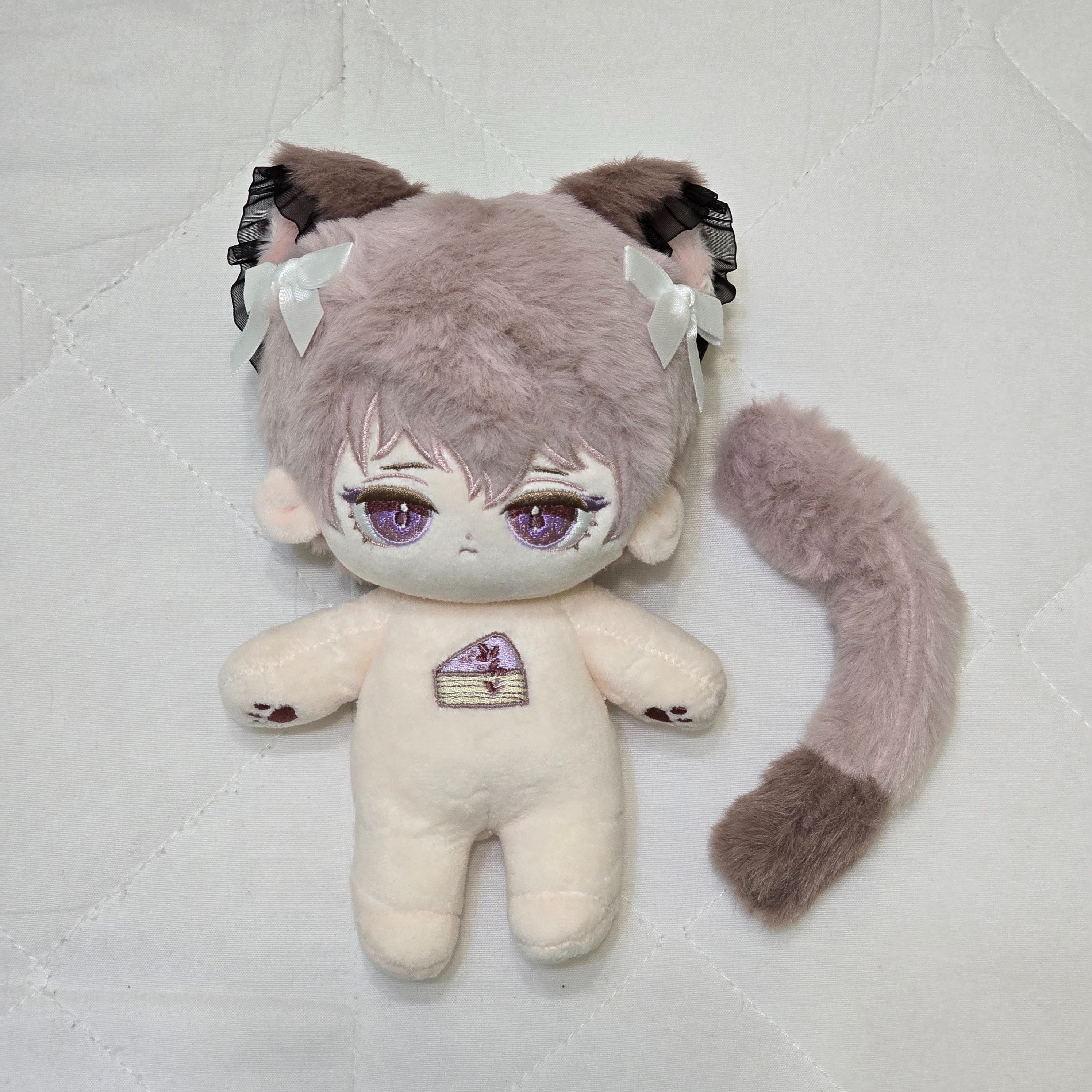 15cm 下午茶貓貓-粉 無屬性 有骨