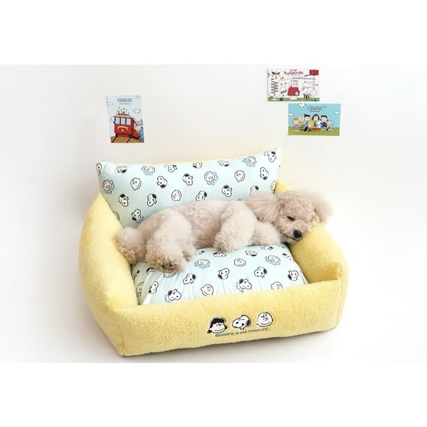 Maohi毛孩寵物選品-現貨-正版韓國史努比L號床墊