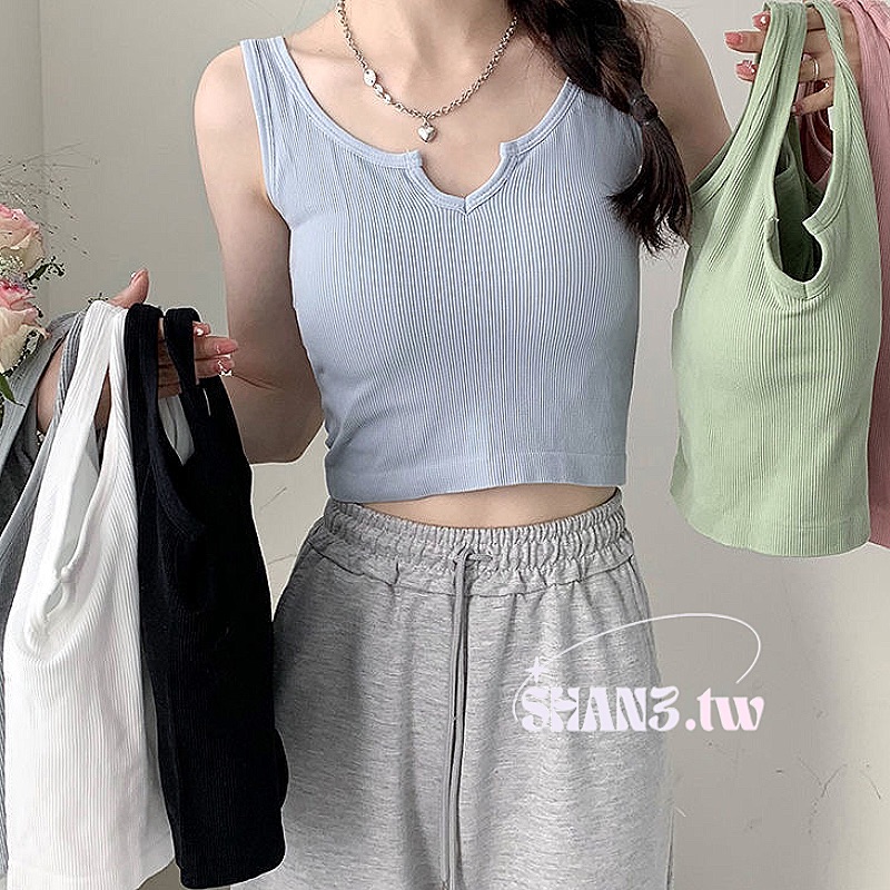 SHAN3.TW|六色✨附胸墊 超顯瘦吊帶🌷