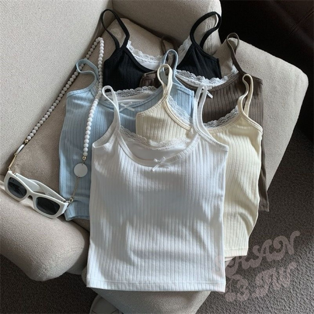 SHAN3.TW||新品🌷蝴蝶結針織吊帶