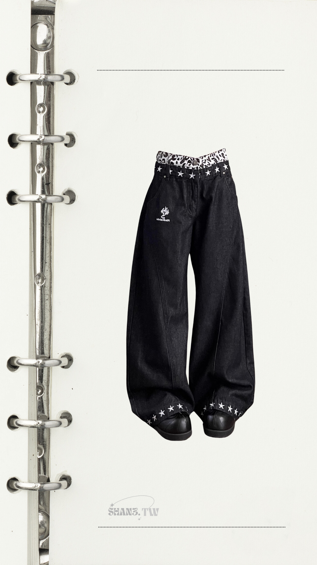 SHAN3.TW|亞比假兩件直筒褲⛓️#S002