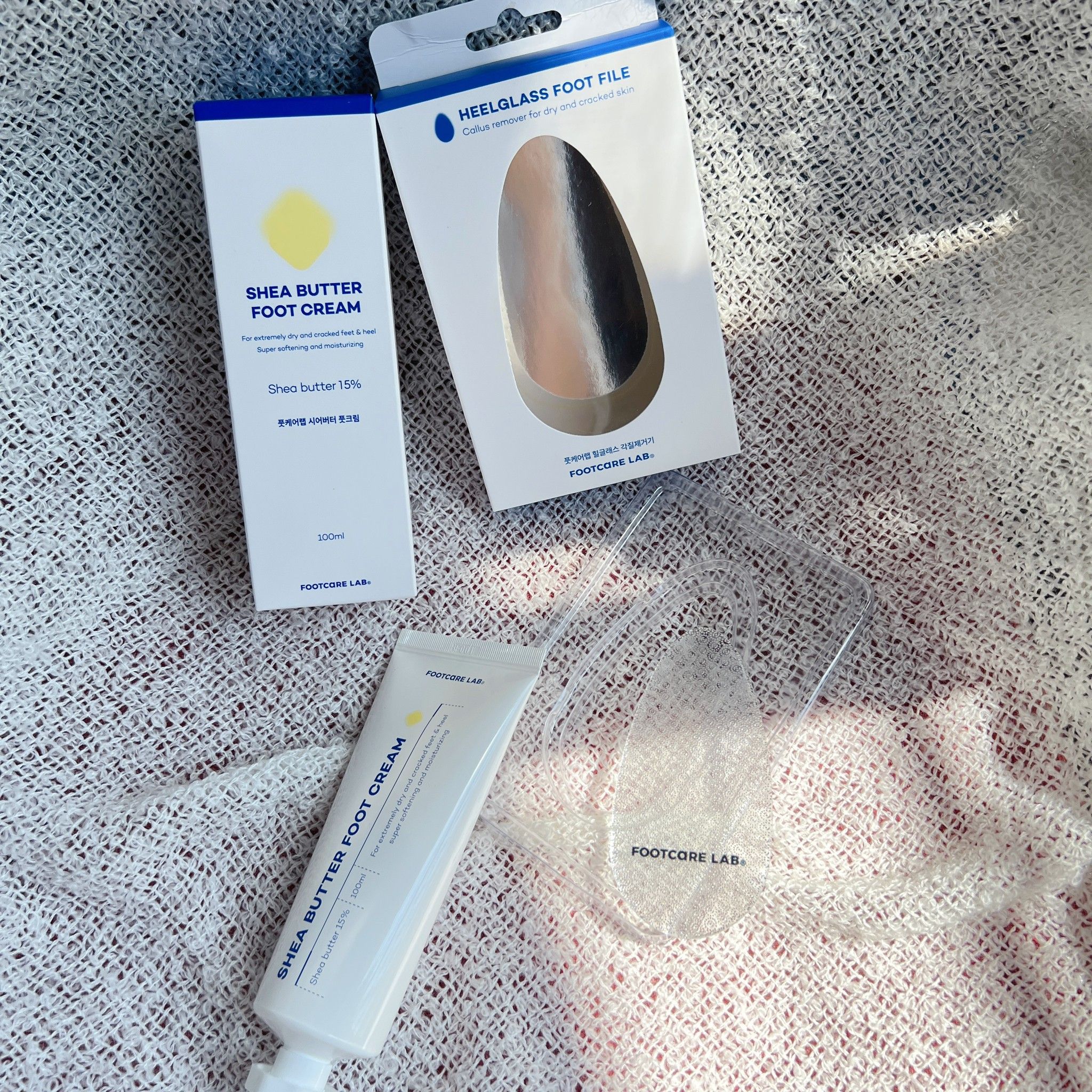 現貨+預購｜Dcard大推✨Footcare lab 美足去腳皮玻璃板 保濕乳木果油足霜