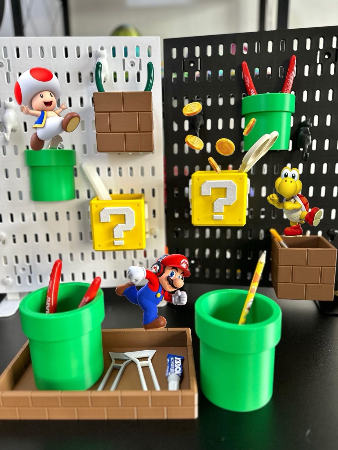 IKEA洞洞板/超級馬力歐收納桶（滿$99以上才出貨不含運費）