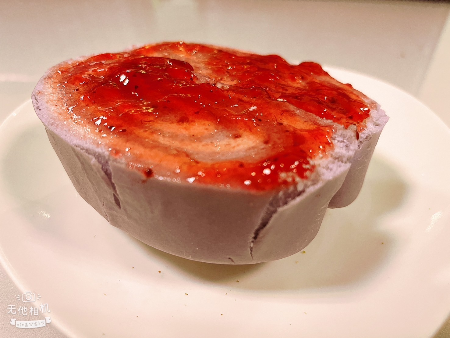 果粒草莓醬饅頭