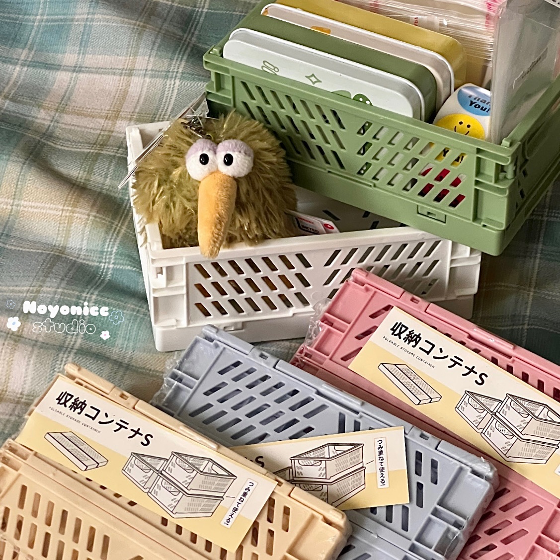 現貨🧺激推.ᐟ‪‪‪.ᐟ‪‪‪折疊式收納籃