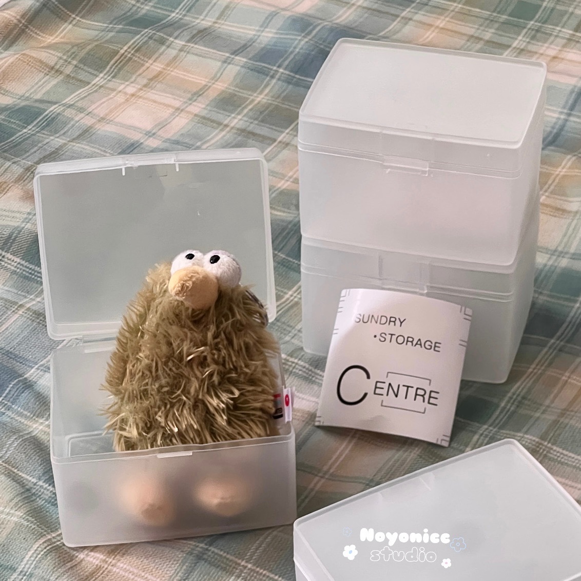 現貨🧺磨砂小方款桌上收納盒