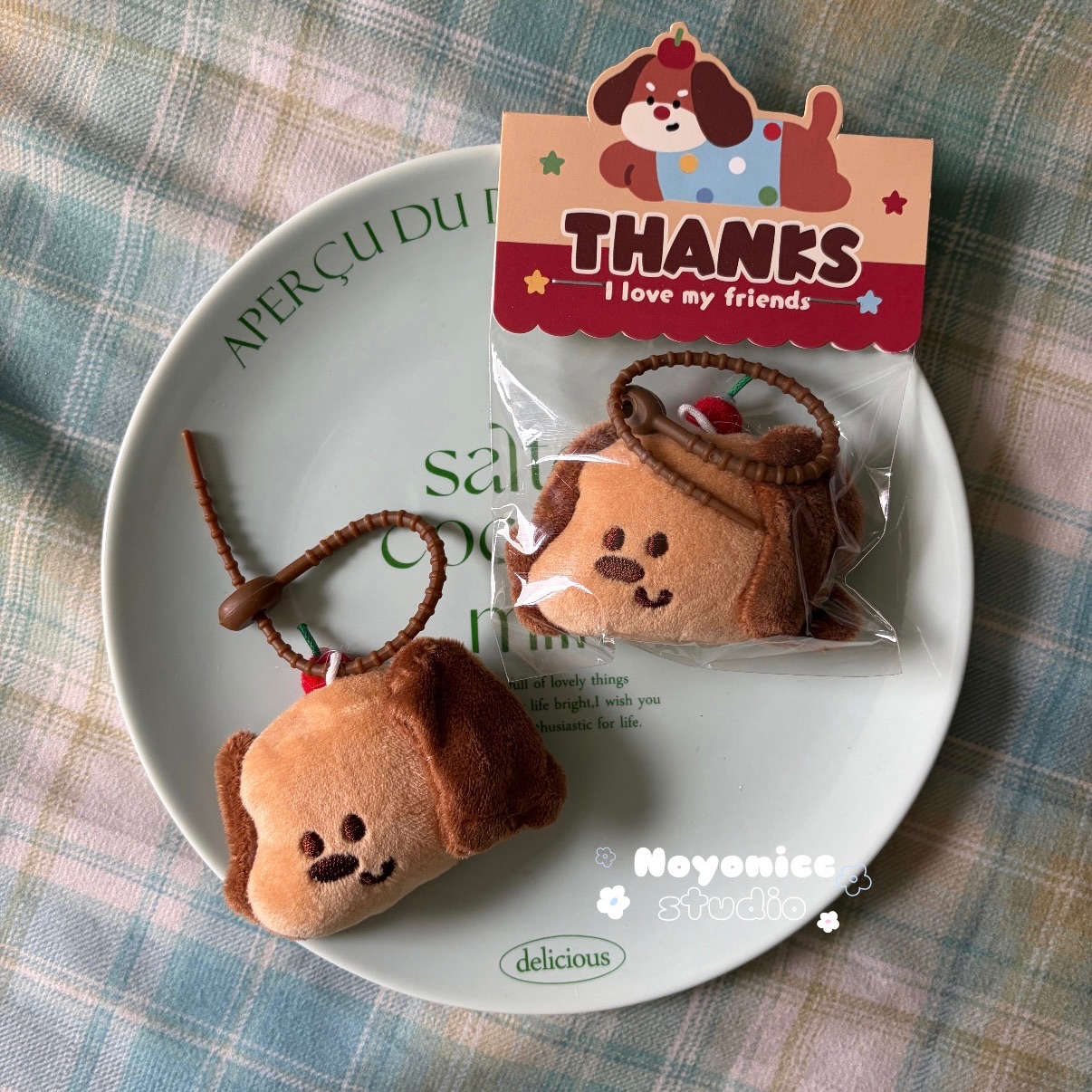 現貨🧺櫻桃小狗掛件