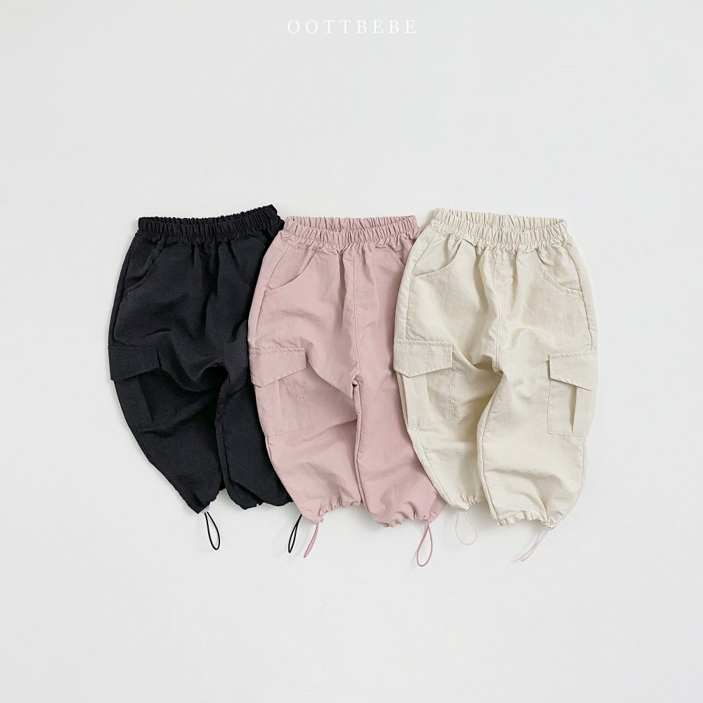 【韓國OOTTBEBE】帥氣工裝褲