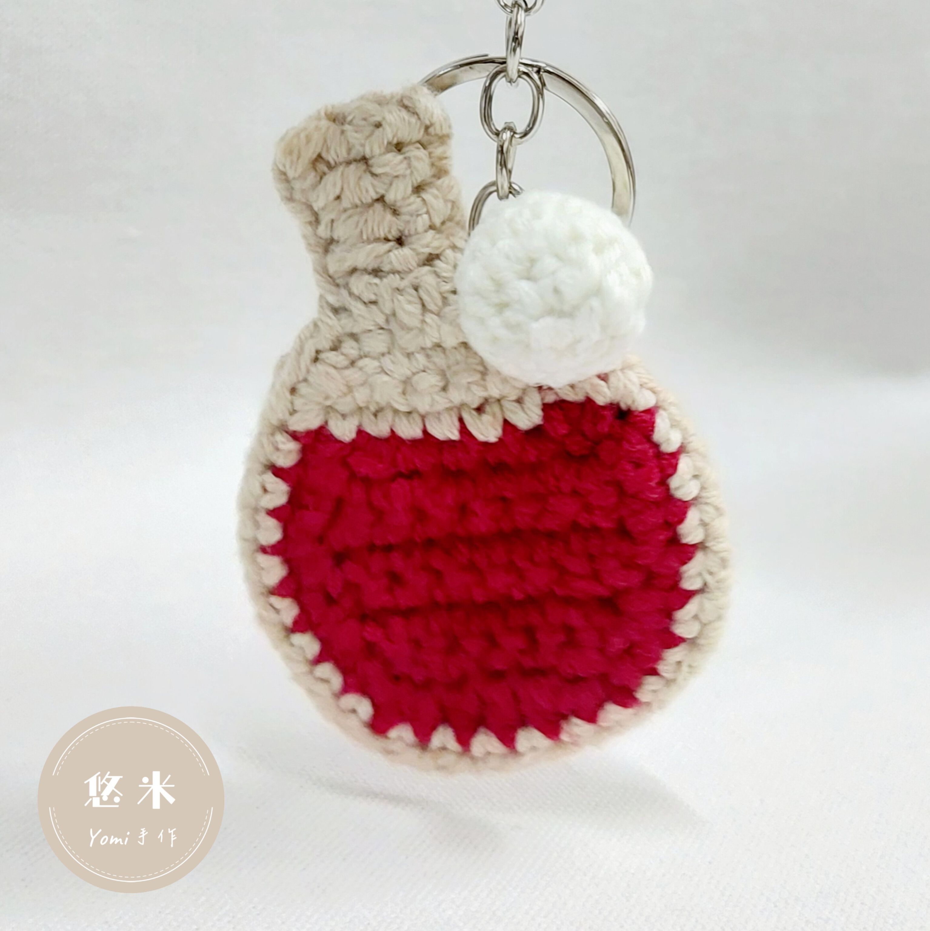 ◇悠米yomi手作◇【桌球鉤針吊飾🏓】桌球／乒乓球／鉤針吊飾／手工編織吊飾／手工鉤織／純手工／桌球鉤針吊飾