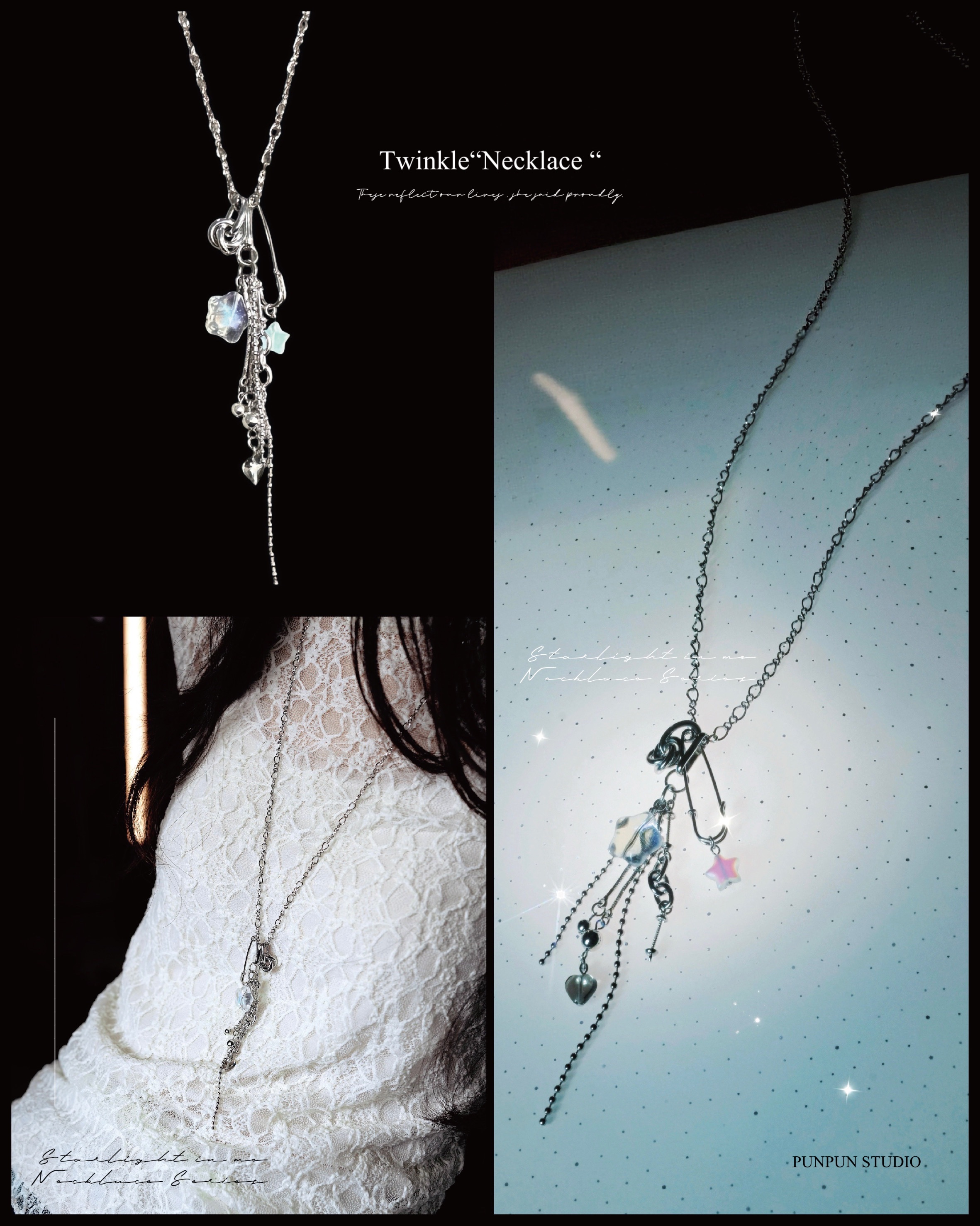 ✯PUNPUN STUDIO✯ 《Twinkle》項鍊/頸鏈/串珠