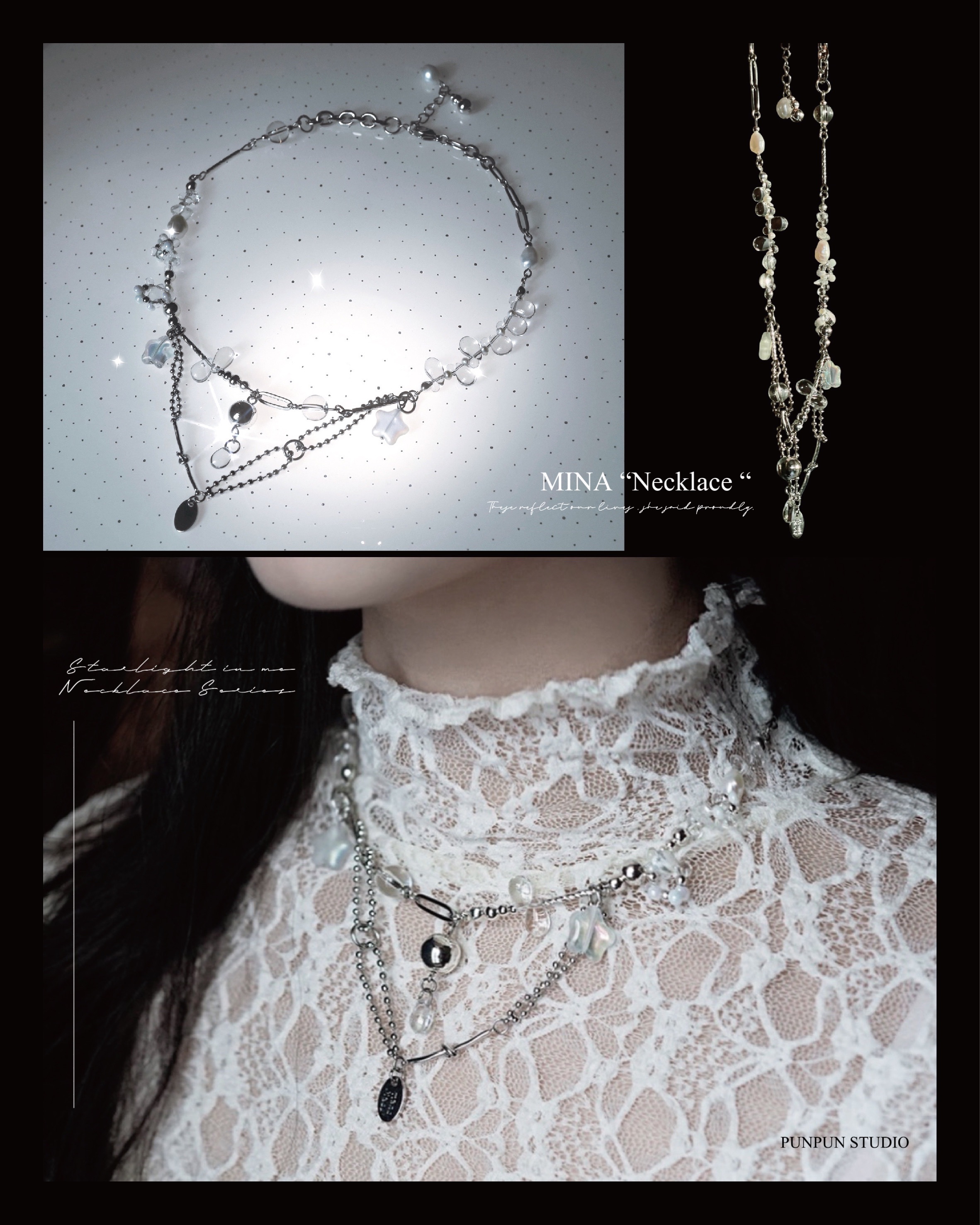 ✯PUNPUN STUDIO✯ 《MINA》項鍊/頸鏈/串珠