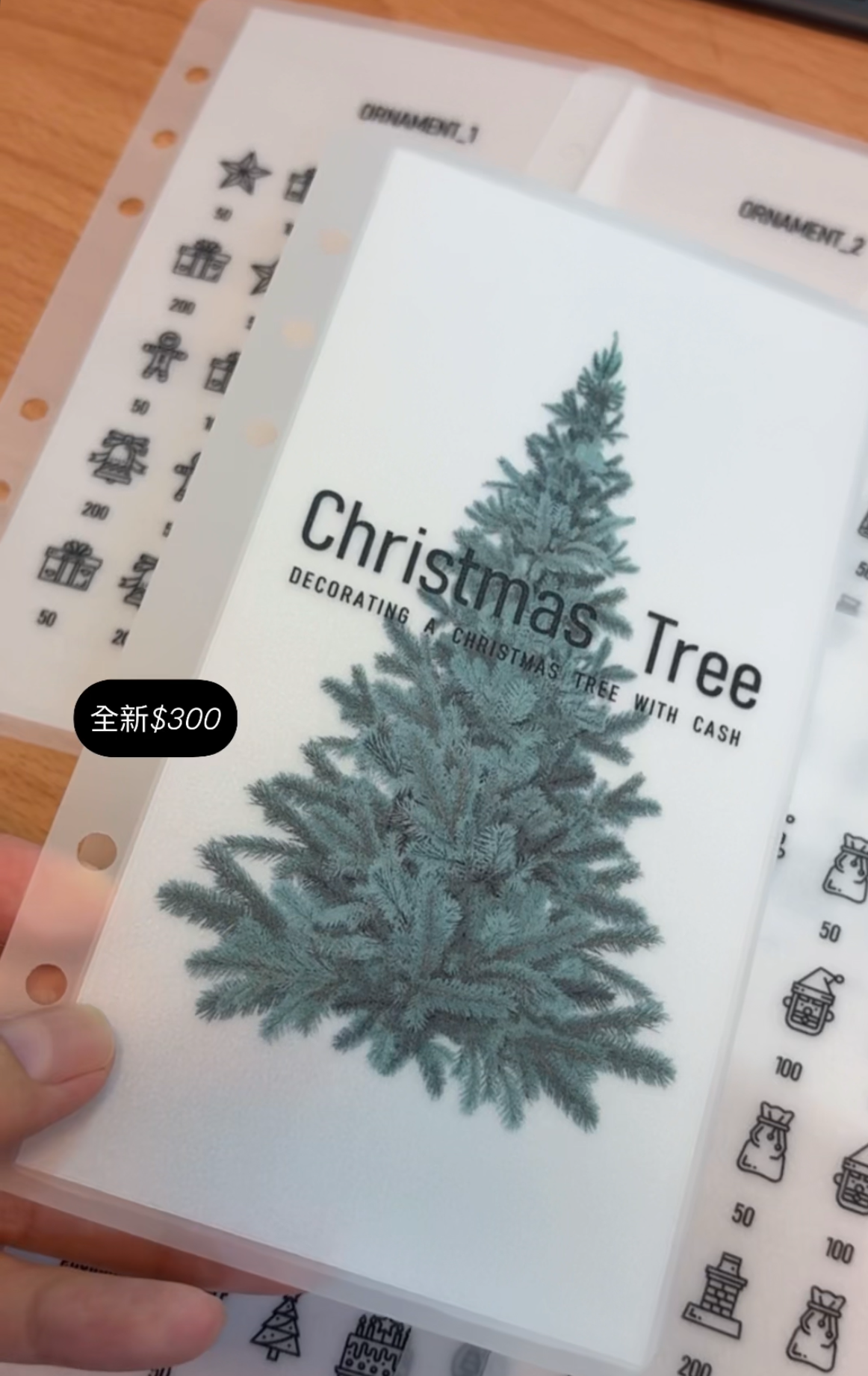 現貨 4dollars 聖誕節存錢袋
