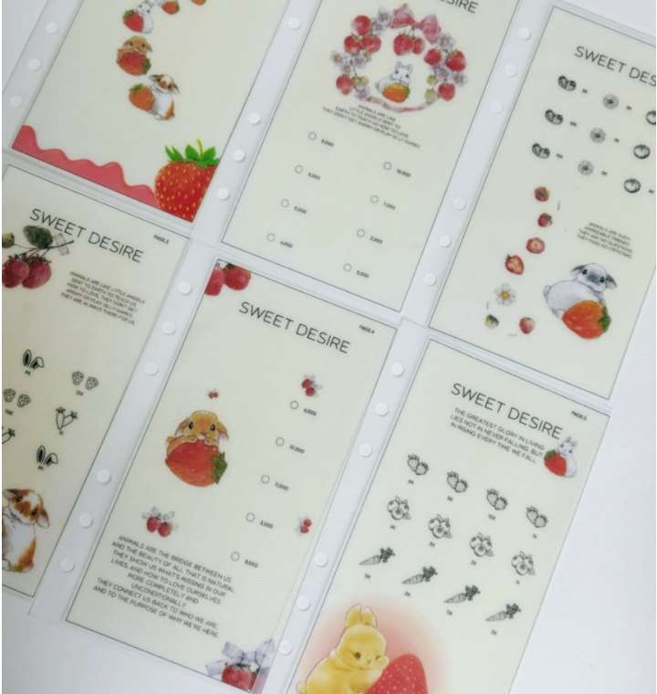 ［現貨 ] 甜點兔子現金存錢袋