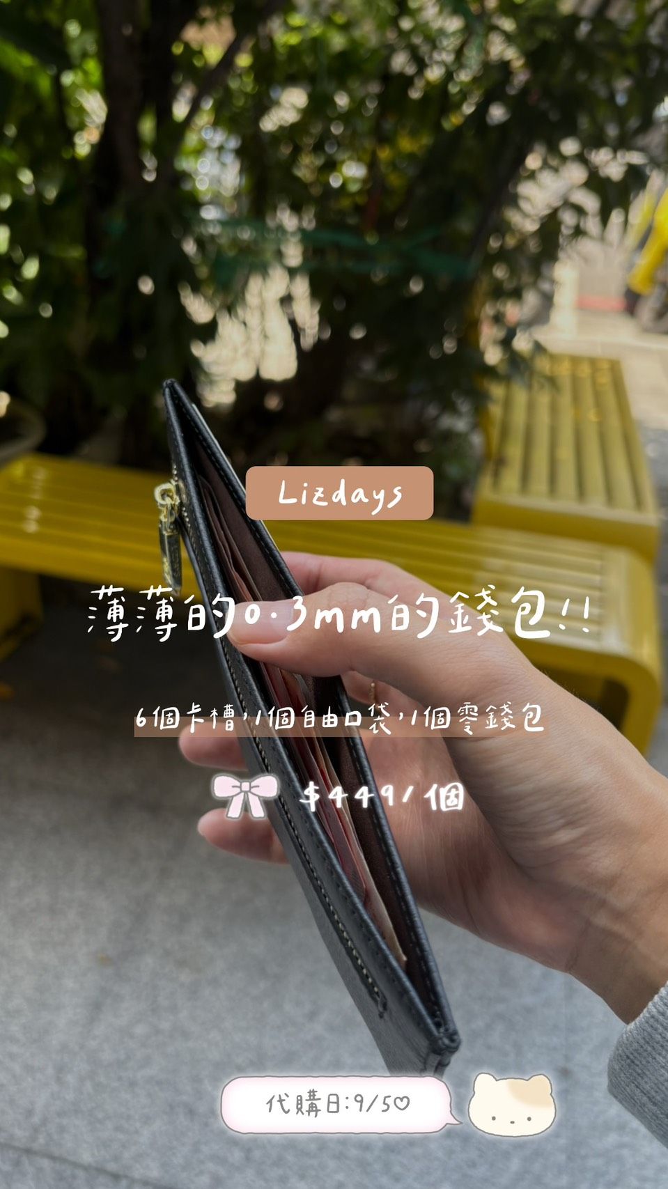[預購]LIZDAYS 單層長夾 錢包