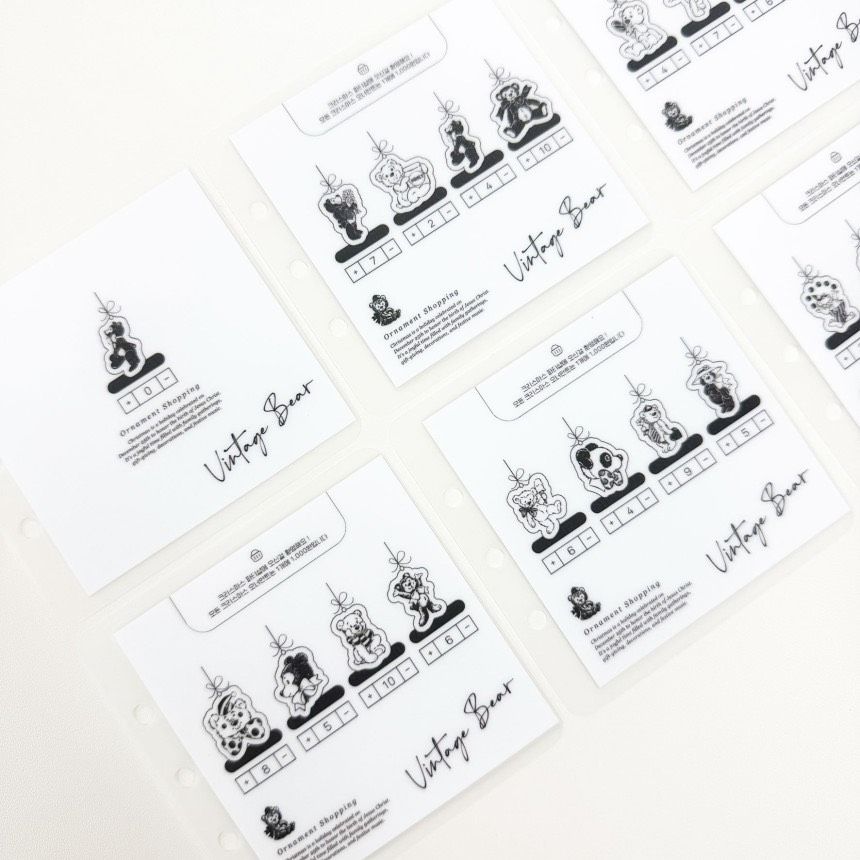 [現貨]Jinny 新品3孔聖誕節復古熊存錢袋