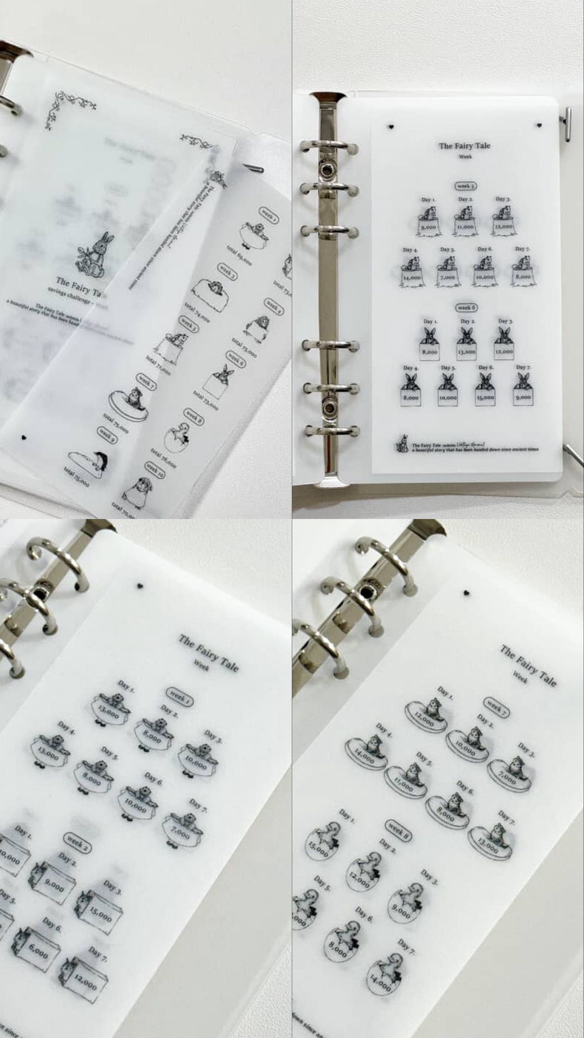 [現貨] 童話故事商品系列存錢袋 週存 home