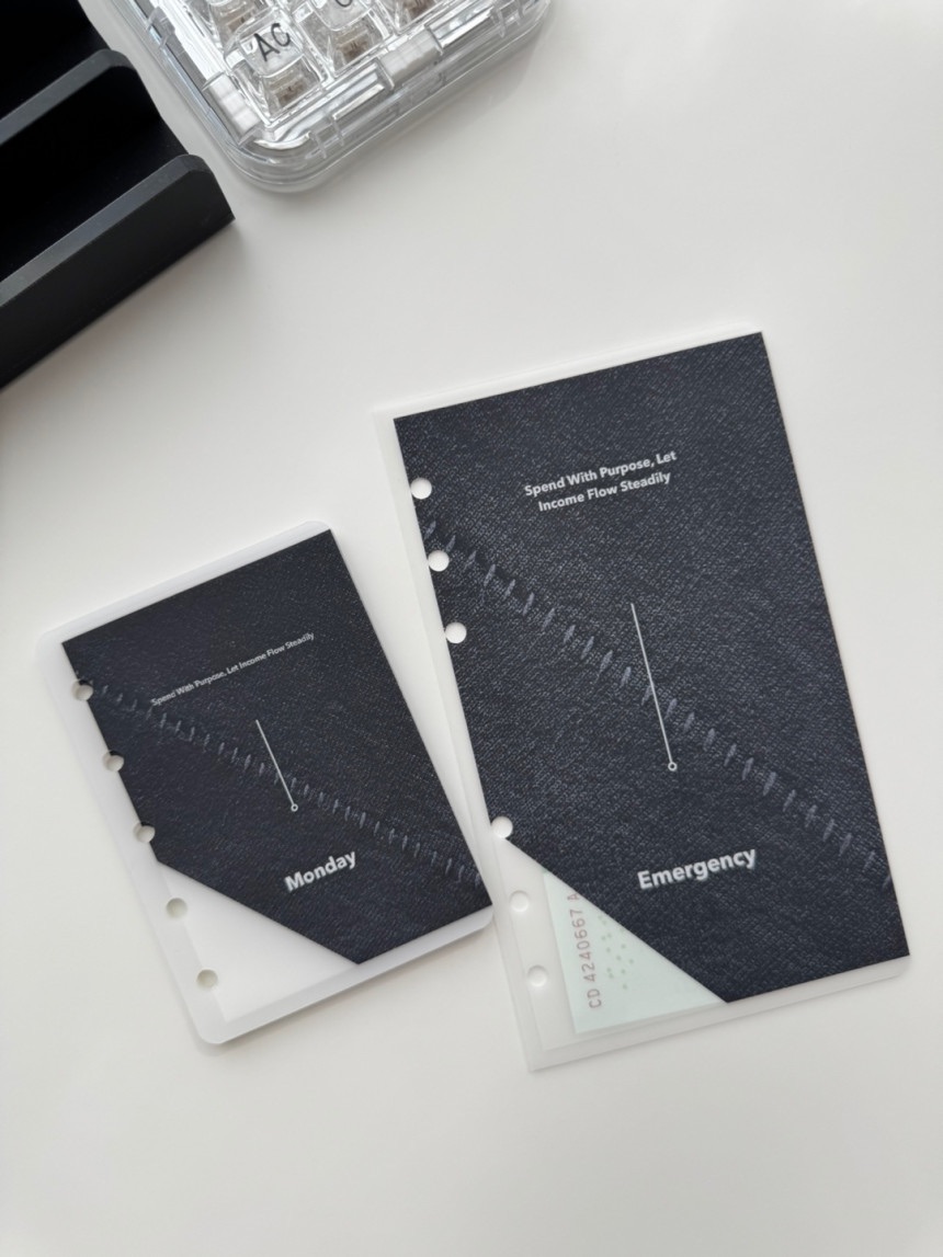 預購 Raerae 牛仔布預算袋