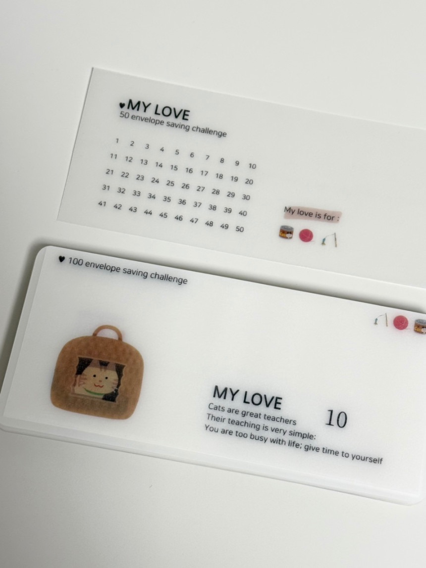 [預購] chae.u 50/100信封存錢袋