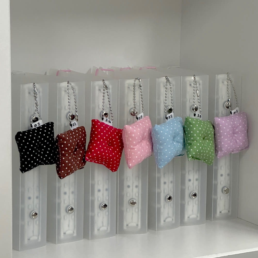 預購 願望籃布鑰匙圈（點/格紋）