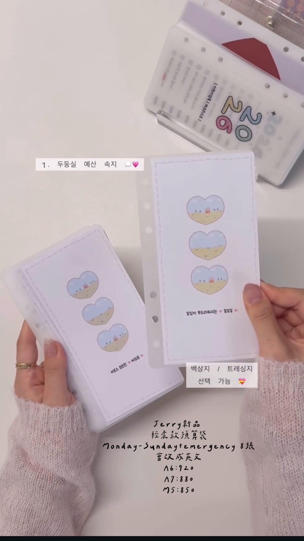 [預購]JERRY 輕柔款預算袋