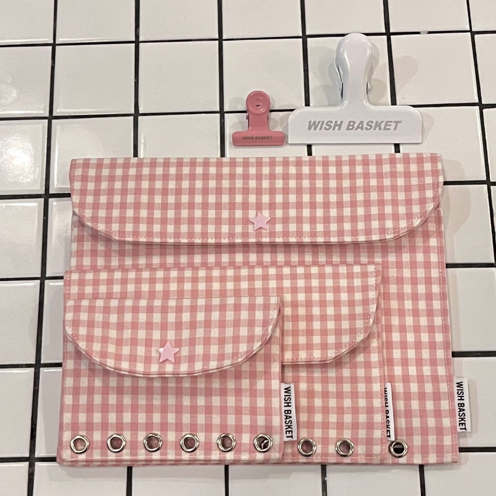 預購 Wish basket 星星按扣活頁袋 A5 A6 A7