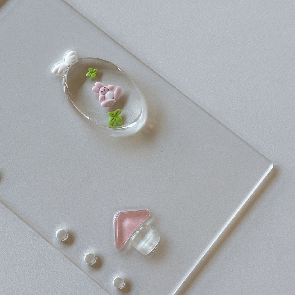 預購 rain兔子🐰滴膠活頁板一組