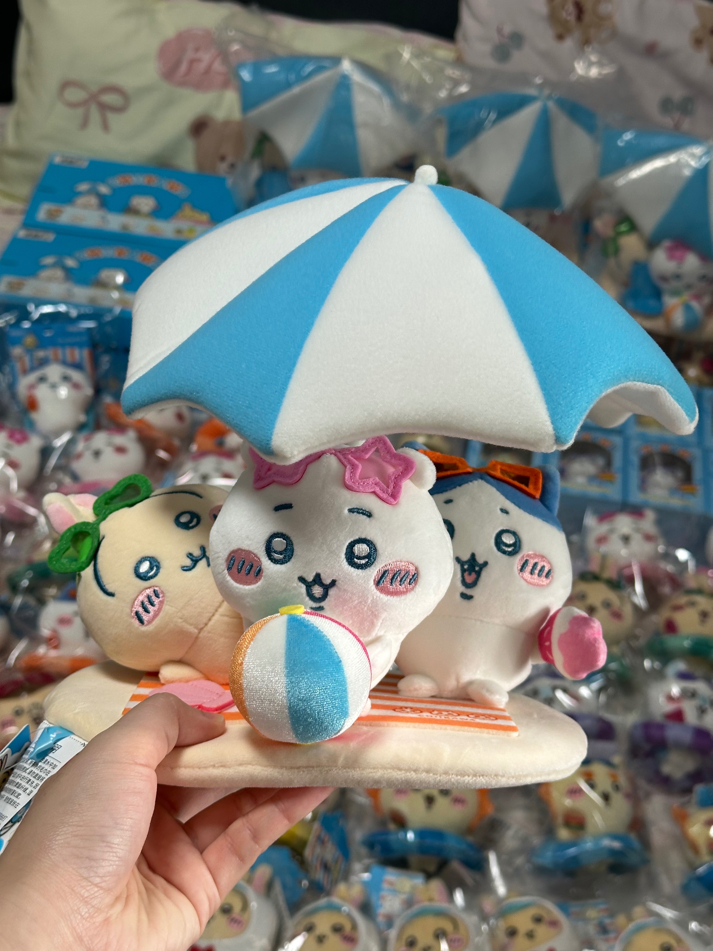 夏日記場景毛絨擺件