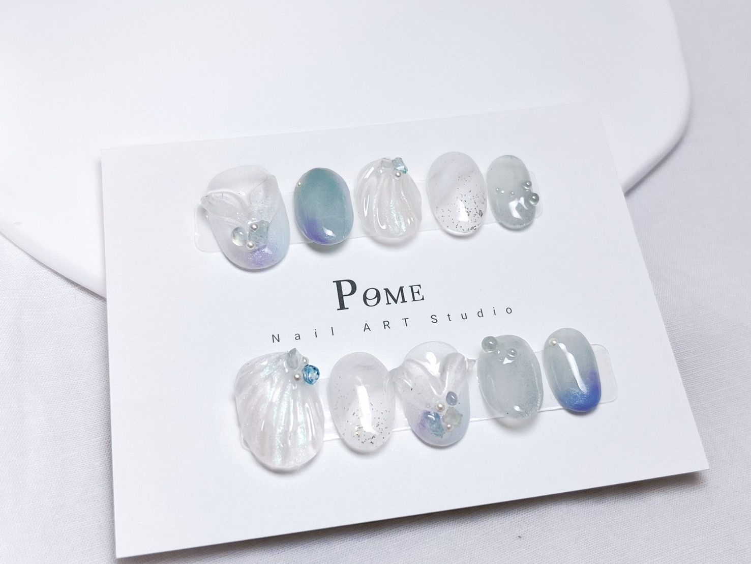 手工穿戴甲。人魚淚