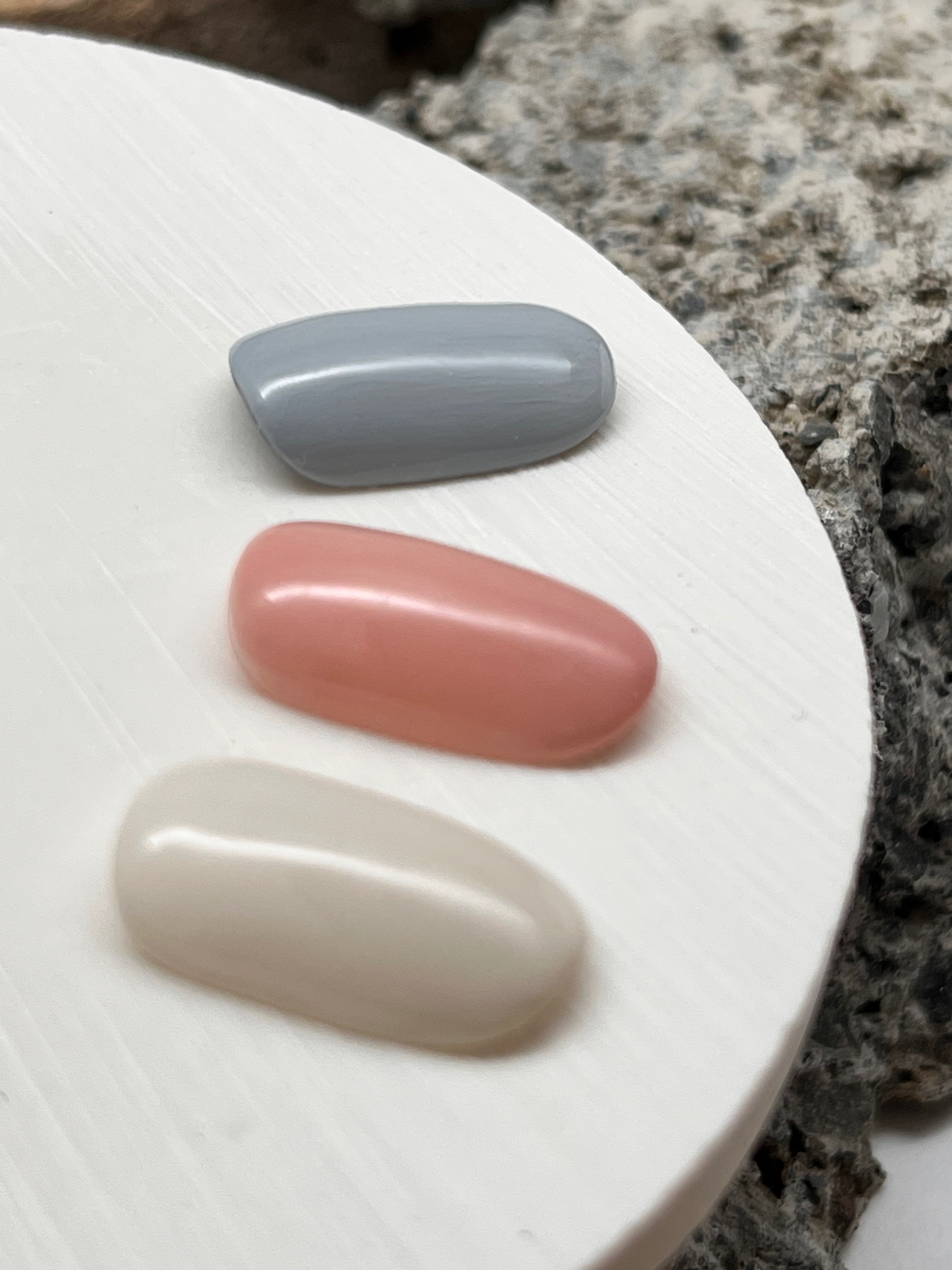 手工穿戴甲。單色美甲BABY色3選。短甲型下單區